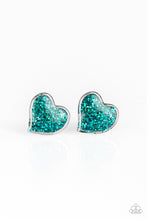 Load image into Gallery viewer, Starlet Shimmer Sparkling Heart Earrings - Paparazzi - Susan&#39;s Jewelry Shop