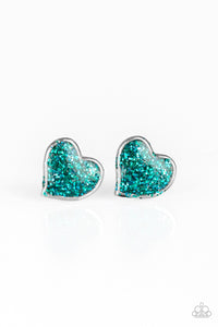 Starlet Shimmer Sparkling Heart Earrings - Paparazzi - Susan's Jewelry Shop