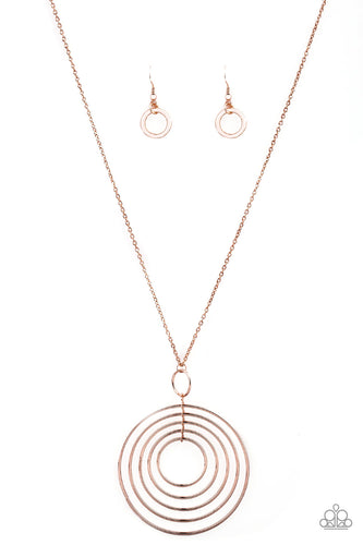 Running Circles In My Mind - Rose Gold Necklace - Susan's Jewelry Shop