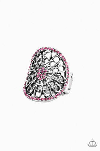 Springtime Shimmer - Pink Ring - Susan's Jewelry Shop