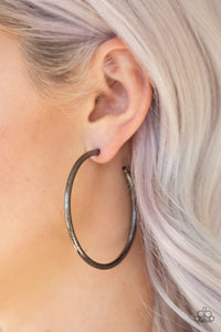 Double or Nothing Black Earrings