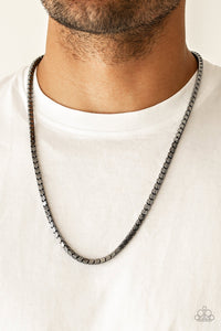 Boxed In - Black Urban Necklace - Susan's Jewelry Shop