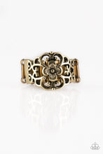 Load image into Gallery viewer, Fanciful Flower Gardens - Brass Ring - Susan&#39;s Jewelry Shop