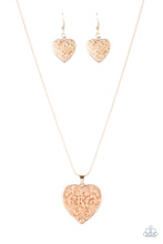 Load image into Gallery viewer, Look Into Your Heart - Rose Gold Necklace