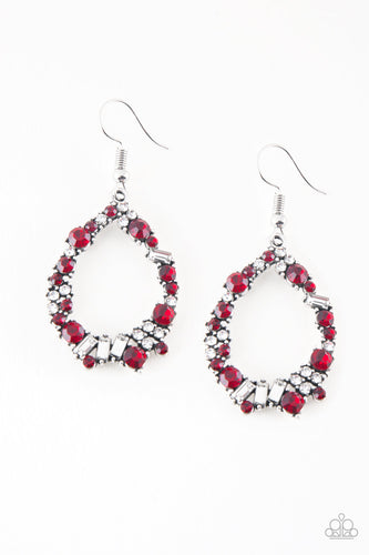 Crushing Couture Red Earrings