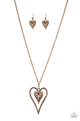 Hardened Hearts - Copper Necklace