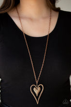 Load image into Gallery viewer, Hardened Hearts - Copper Necklace