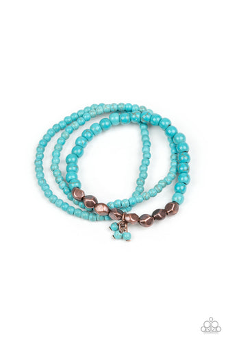 Tour de Tranquility - Turquoise and Copper Bracelets - Susan's Jewelry Shop