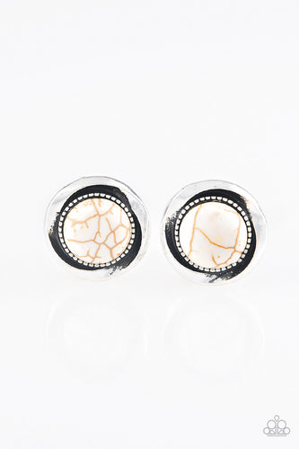 Out Of This Galaxy - White Post Earrings - Susan's Jewelry Shop