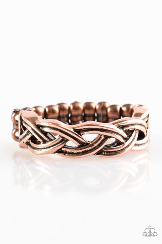 Step Up To The PLAIT - Copper Ring - Susan's Jewelry Shop