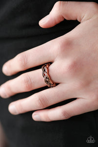 Step Up To The PLAIT - Copper Ring - Susan's Jewelry Shop