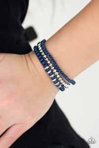 Ideal Idol - Blue Stretchy Bracelet - Susan's Jewelry Shop