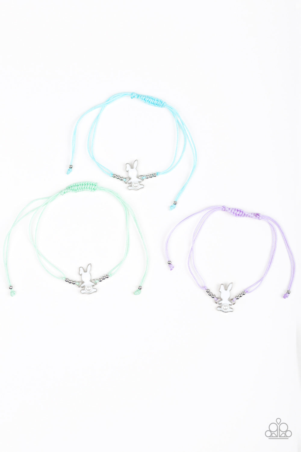 Starlet Shimmer Bunny- String Pull-Apart Bracelet Assorted colors - Susan's Jewelry Shop