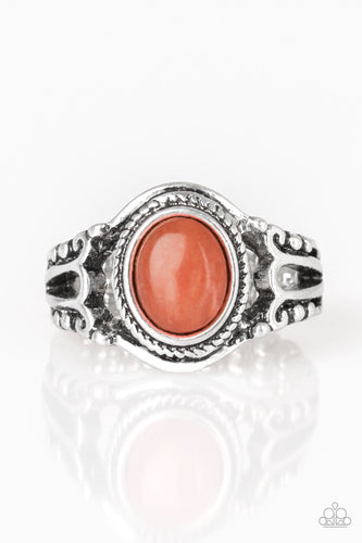Peacefully Peaceful - Orange Ring - Susan's Jewelry Shop