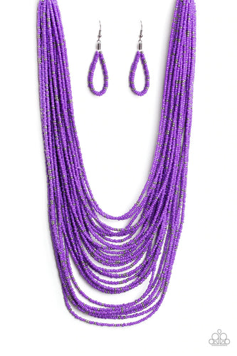 Rio Rainforest Purple Necklace