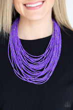 Load image into Gallery viewer, Rio Rainforest Purple Necklace