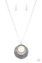 Load image into Gallery viewer, Medallion Meadow White Necklace