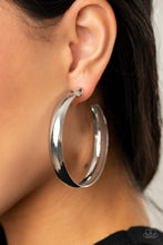 Load image into Gallery viewer, Kick Em To The CURVE Silver Earrings