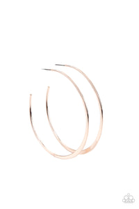 Dont Lose Your Edge Rose Gold Earrings