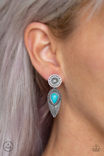 Load image into Gallery viewer, Fly Into The Sun - Turquoise Stone Double-sided Post Earrings - Susan&#39;s Jewelry Shop