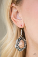 Load image into Gallery viewer, So Santa Fe - Brown Fishhook Earrings - Susan&#39;s Jewelry Shop
