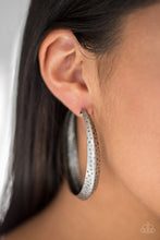 Load image into Gallery viewer, Jungle To Jungle - Silver Hoop Earrings - Susan&#39;s Jewelry Shop