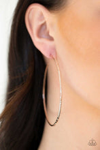 Load image into Gallery viewer, Sleek Fleek Rose Gold Earrings