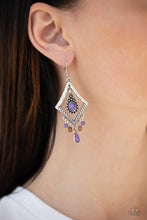 Load image into Gallery viewer, Southern Sunsets Purple Earrings