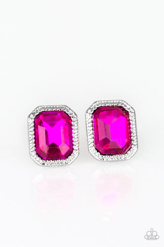 Starlet Shimmer Earring Emerald Cut Rhinestone Earrings - Susan's Jewelry Shop
