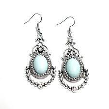Cameo and Juliet Blue Earrings