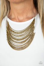 Load image into Gallery viewer, Catwalk Queen Brass Necklace