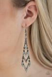 Load image into Gallery viewer, Electric Shimmer - Black Earrings
