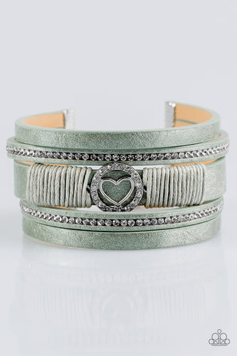 It Takes Heart - Green Bracelet