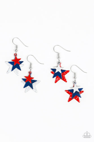 Starlet Shimmer Star Fish Hook Earrings