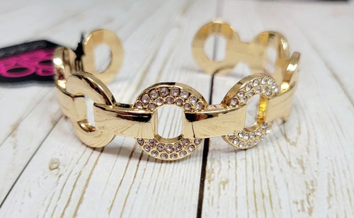 Revolutionary Romantic Gold Cuff Bracelet