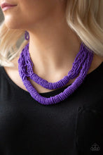 Load image into Gallery viewer, Right As Rainforest Purple Necklace