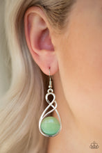 Load image into Gallery viewer, Swept Away Green Earrings