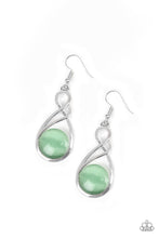 Load image into Gallery viewer, Swept Away Green Earrings